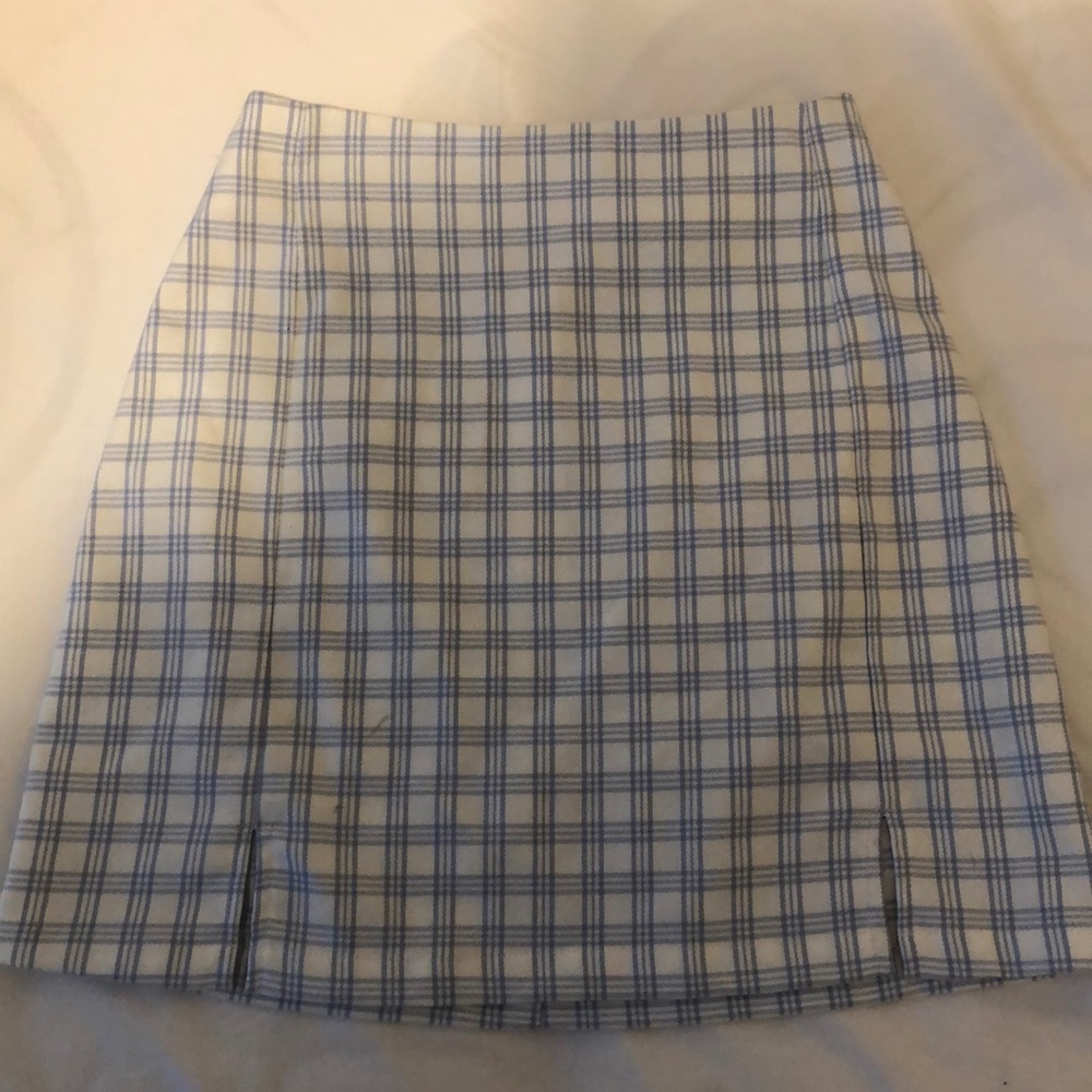 plaid skirt